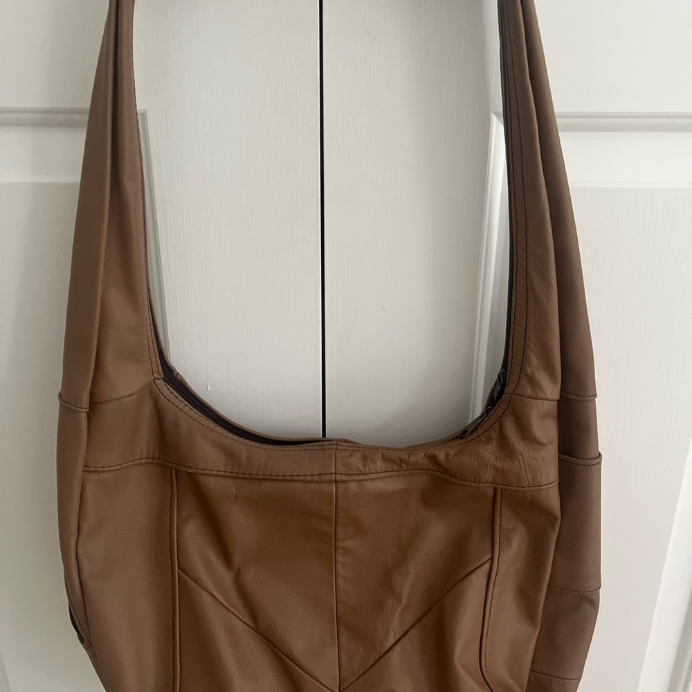 Brown Leather Shoulder Bag - Picture 4 of 4